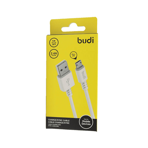 BUDI USB - MICRO USB CABLE 1M